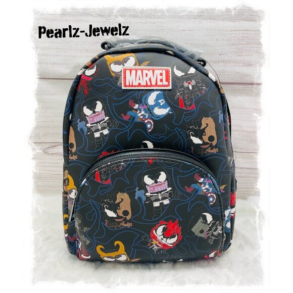 Venom Loungefly Backpack Loungefly Marvel Venom Chibi Characters
